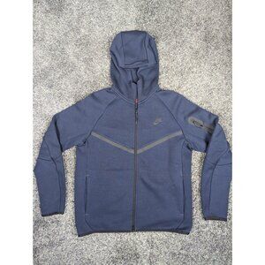 Nike Tech Fleece Windrunner Hoodie Obsidian Navy Blue Men’s Medium HV0949-451